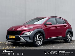 Hyundai Kona - 1.6 GDI HEV Premium / 1.300 kg Afn. trekhaak / Dealer onderhouden / HUD / Adapt. CC / Stuu