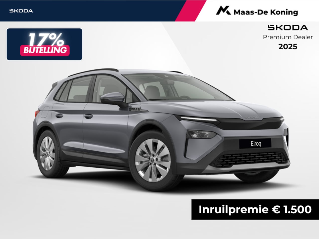 Skoda Elroq - Selection Elektromotor 125 kW / 170 PK SUV Elektri | Trekhaak wegklapbaar | 1500,- inruilv - AutoWereld.nl