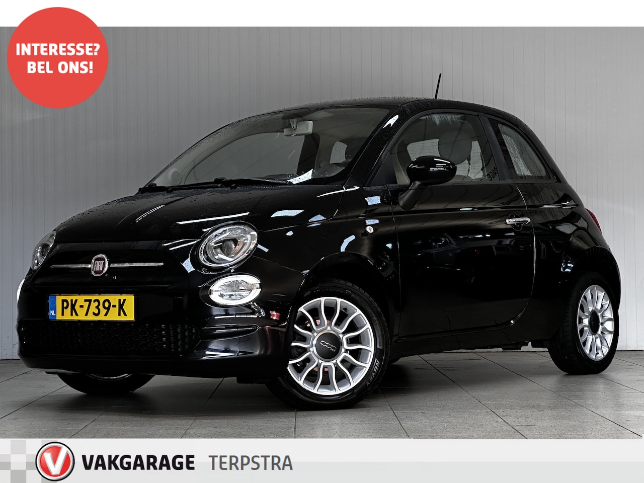 Fiat 500 - 1.0 TwinAir Pop/ Airco/ 15''LMV/ LED-Dagrij/ Multi-Stuur/ Elek.Pakket Isofix/ Radio Aux&US - AutoWereld.nl