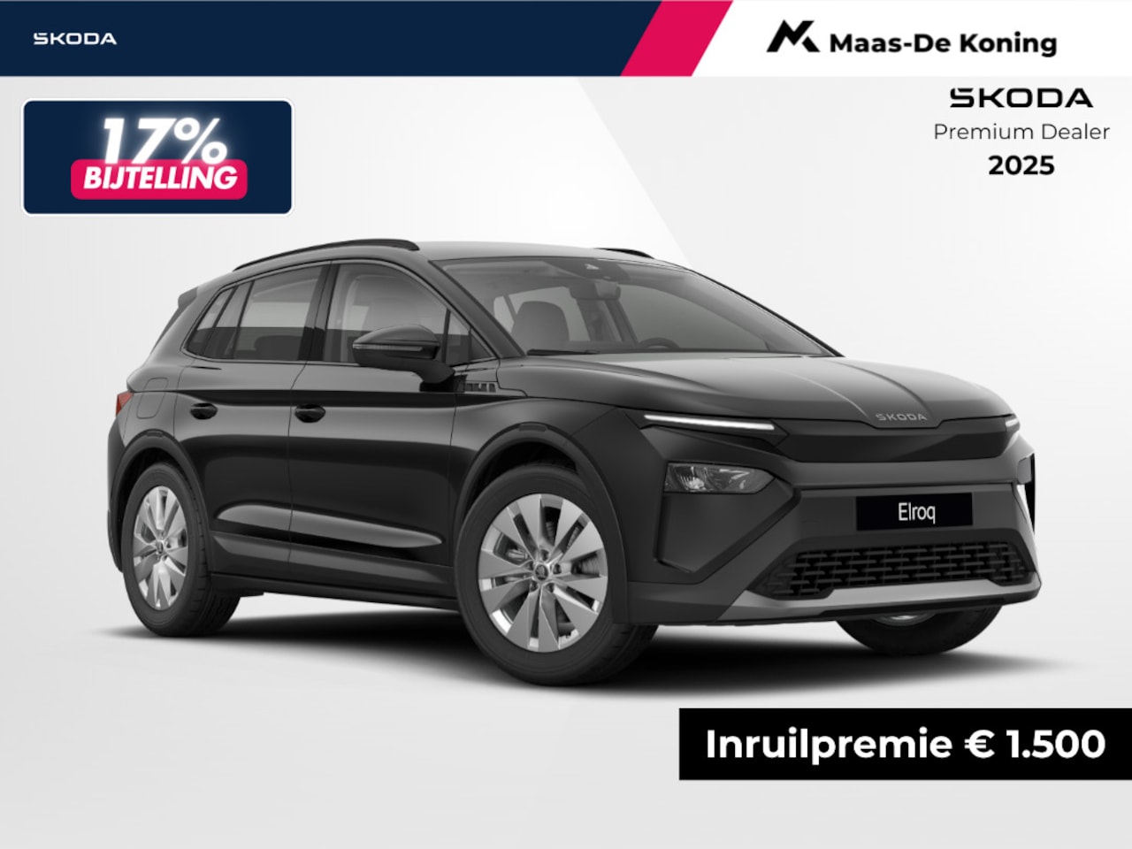 Skoda Elroq - Selection Elektromotor 125 kW / 170 PK SUV Elektri | 1500,- inruilvoordeel!! - AutoWereld.nl