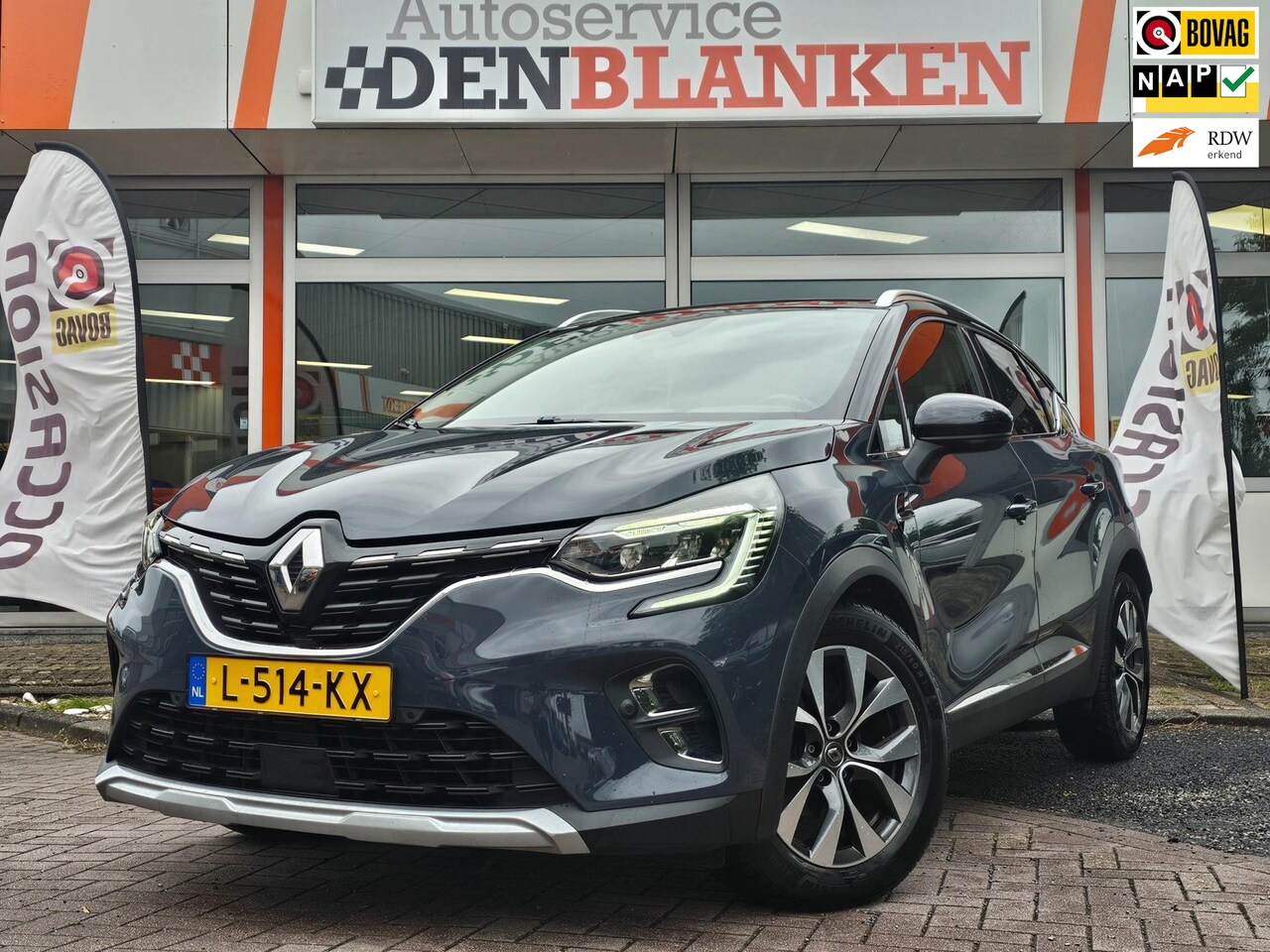 Renault Captur - 1.3 TCe 140 Intens Automaat BJ.2021 / Navigatie / Led / Climate Control / Camera / Half Le - AutoWereld.nl