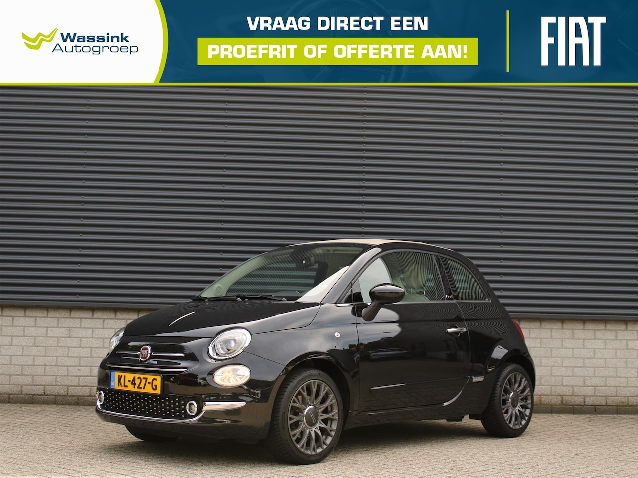 Fiat 500 C - Cabrio Lounge Turbo 80pk I DAB I Navigatie I Climate Control - AutoWereld.nl