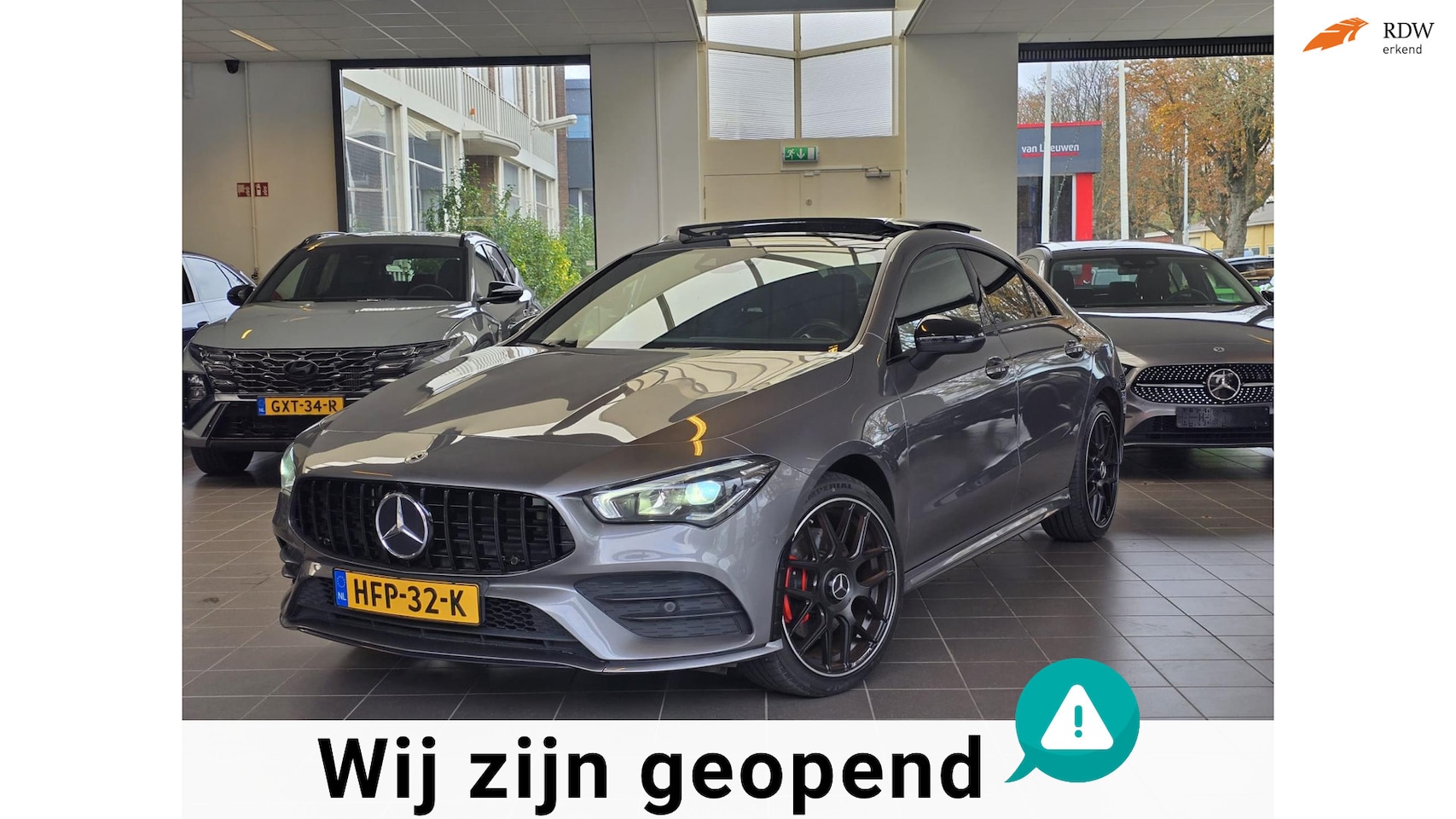 Mercedes-Benz CLA-Klasse - 250 e Cla 35 AMG/PANO/CAMERA/19 INCH AMG/FULL/TOP AUTO! - AutoWereld.nl