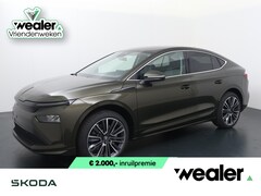 Skoda Enyaq Coupé iV - 85 Selection 286 PK | Olibo Green | 21" Lichtmetalen Velgen | Trekhaak | Adaptieve cruise