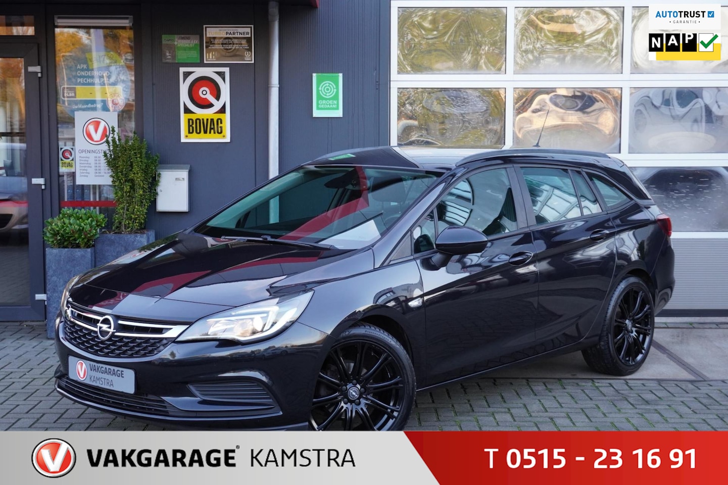 Opel Astra Sports Tourer - 1.0 NAP Navi/Airco/Cruise/19inch LM - AutoWereld.nl