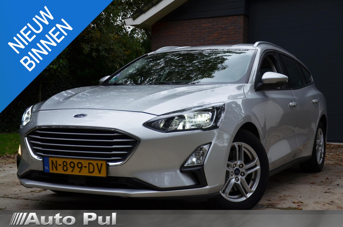 Ford Focus Wagon - 1.0 EcoBoost Hybrid Trend Edition Business Navi/Pdc/Airco/Led/Stoel Stuur & ruitverwarming - AutoWereld.nl