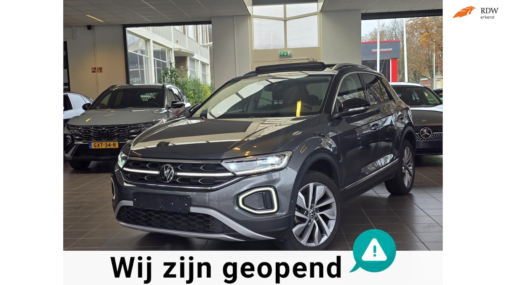 Volkswagen T-Roc - 1.5 TSI DSG FACELIFT/PANO/BEATS AUDIO/VIRTUAL/TOP AUTO! - AutoWereld.nl