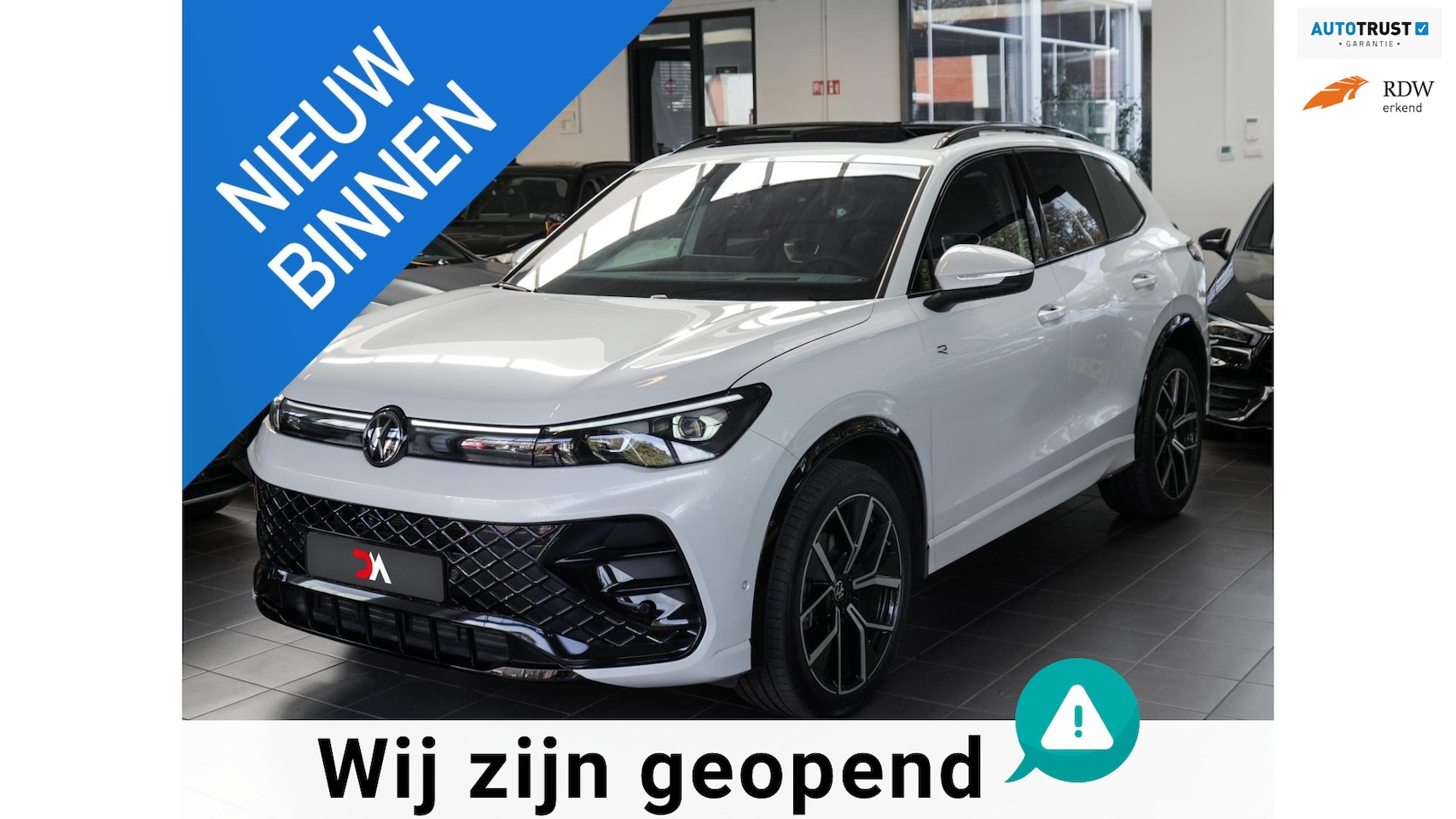 Volkswagen Tiguan - 1.5 eTSI 3*R-Line Business full Massage/Pano/Trekhaak/Fullll/Top auto// - AutoWereld.nl