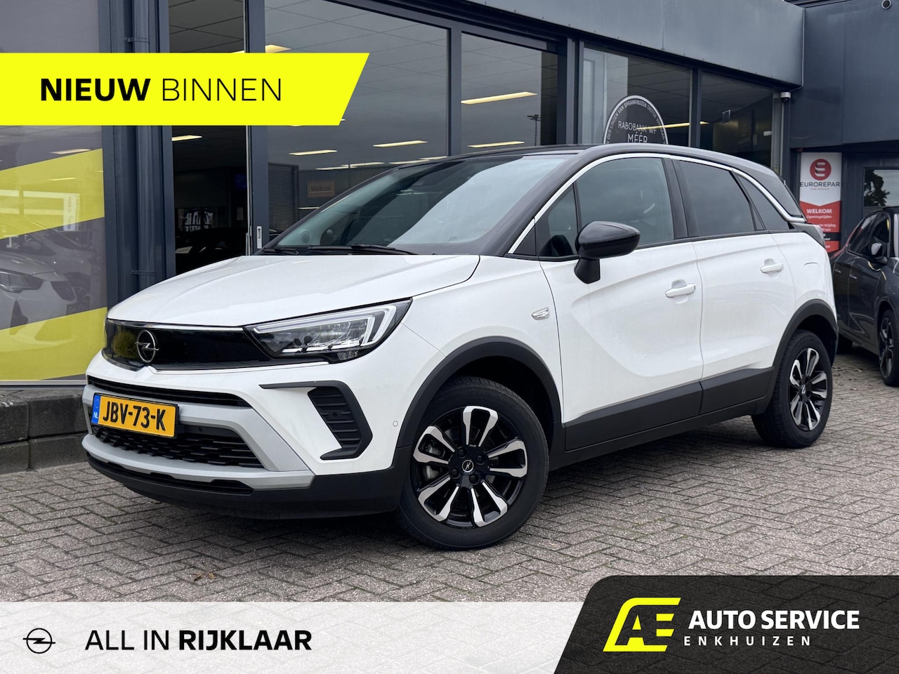 Opel Crossland - 1.2 Turbo Elegance Als nieuw ! | Full LED | Navigatie | Carplay | Camera - AutoWereld.nl
