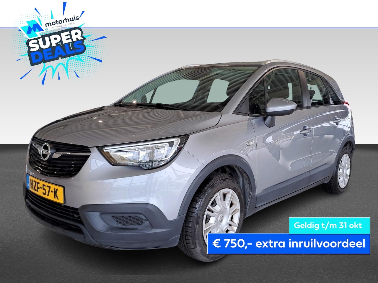 Opel Crossland X - 1.2 EDITION 83PK TREKHAAK CARPLAY AIRCO CRUISE - AutoWereld.nl