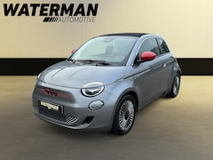 Fiat 500e - CABRIO RED 24 kWh AUTOMAAT/KEYLESS/AIRCO/CAMERA/NAVI/CARPLAY/PARKEERSENSOREN