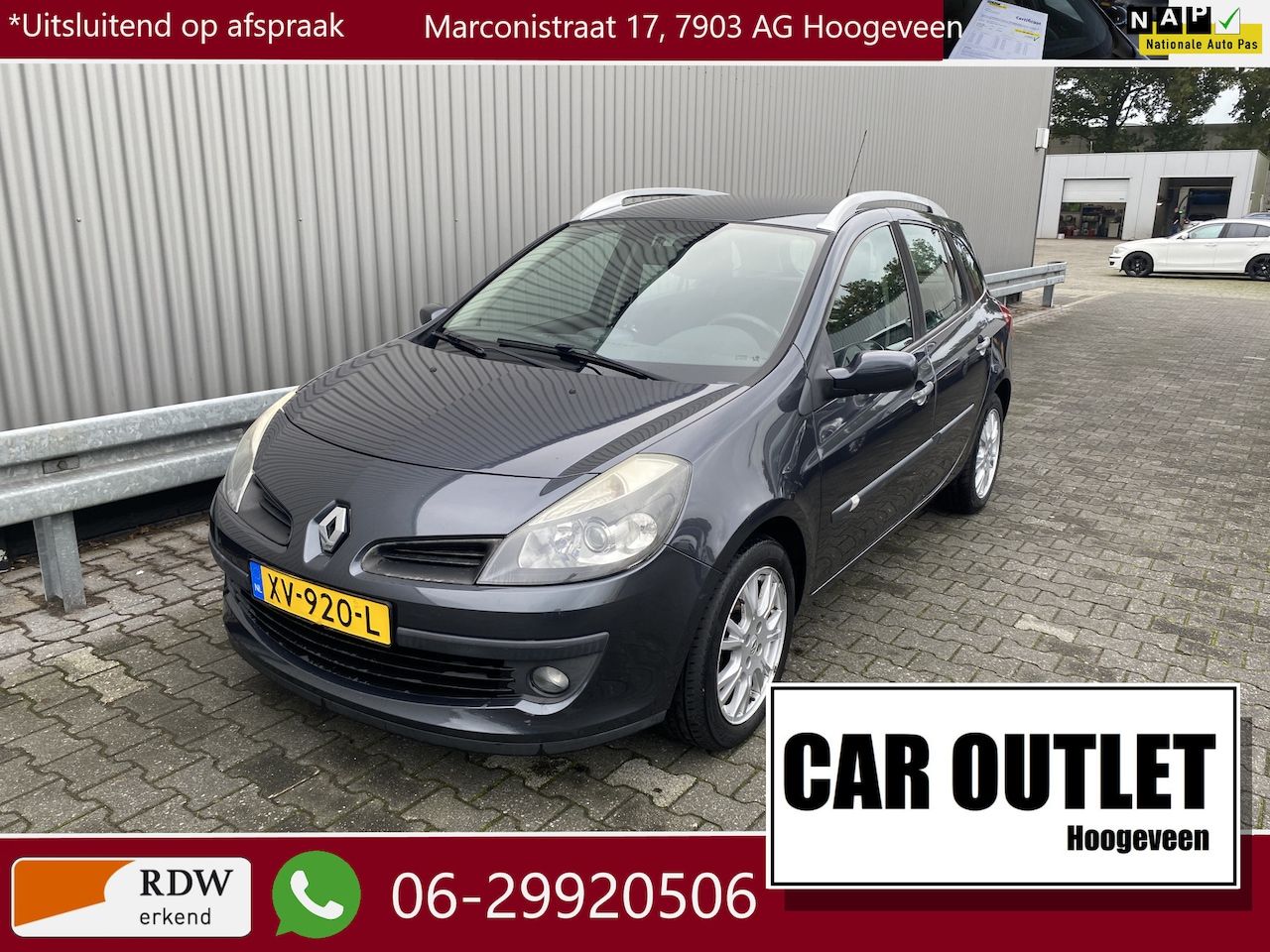 Renault Clio Estate - 1.2 TCE Sélection Business Sport A/C, CC, Bluetooth Audio, PDC, LM, – Inruil Mogelijk – - AutoWereld.nl