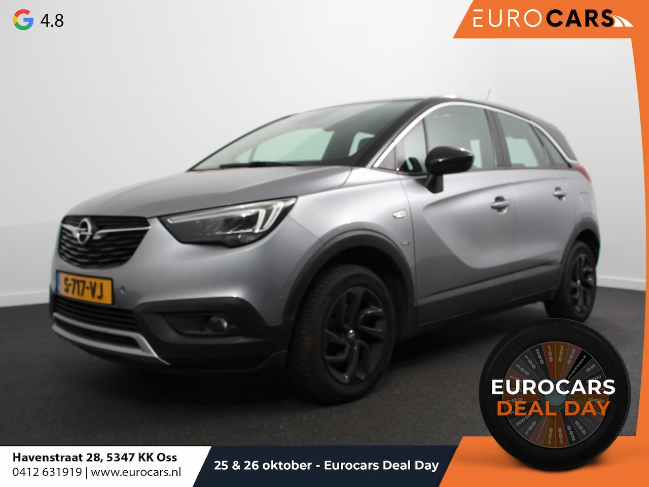 Opel Crossland X - 1.2 Turbo Innovation | Climate Control | Apple Carplay / Android auto | Lichtmetalen Velge - AutoWereld.nl