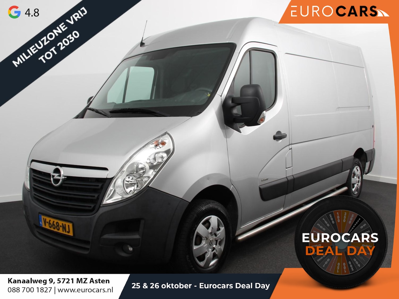 Opel Movano - 2.3 CDTI L2H2 Navigatie Cruise control  Climate control Trekhaak Sidebars Euro6 - AutoWereld.nl