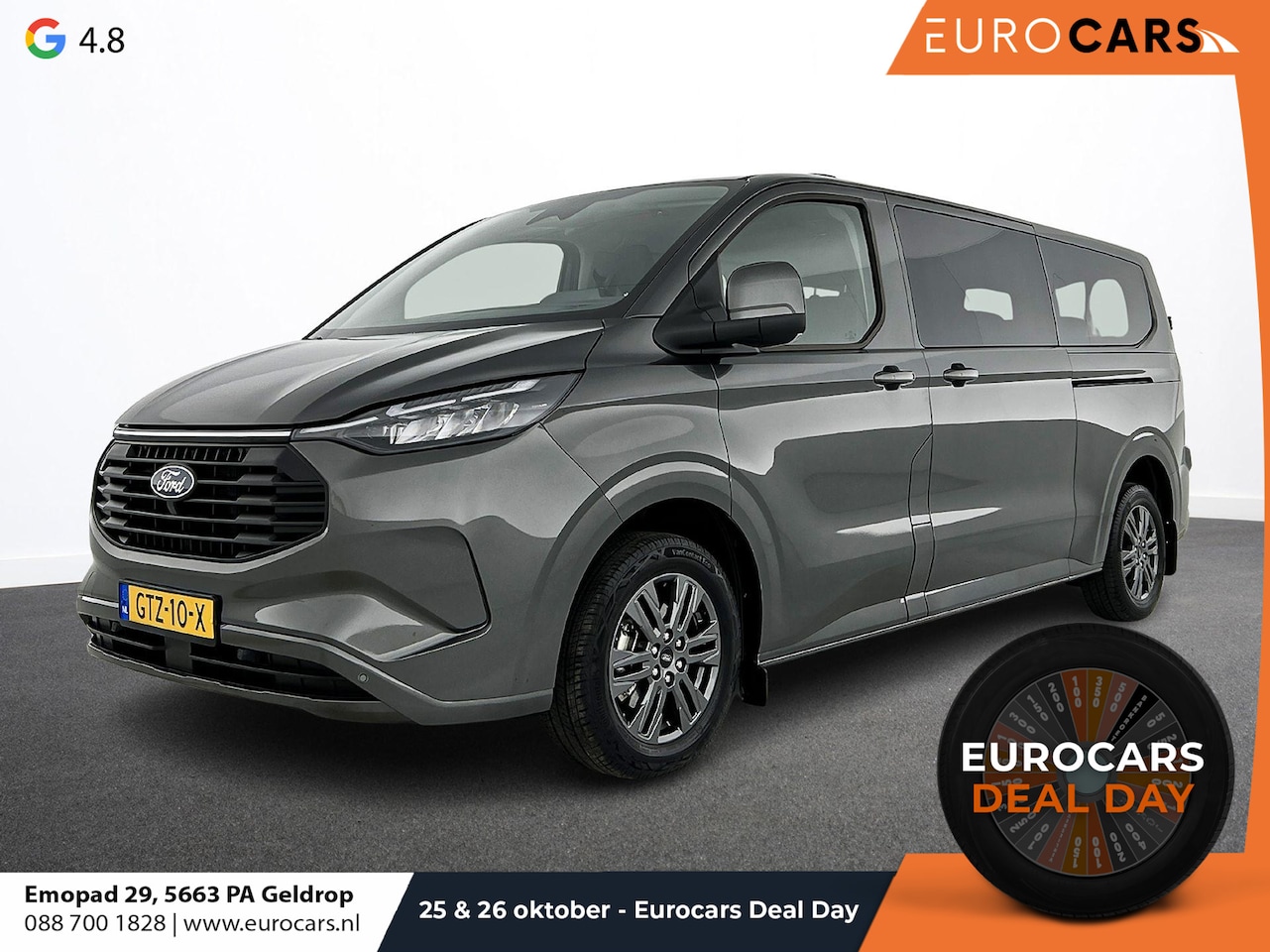 Ford Transit Custom - 340 2.5 Automaat PHEV L2H1 Limited - AutoWereld.nl