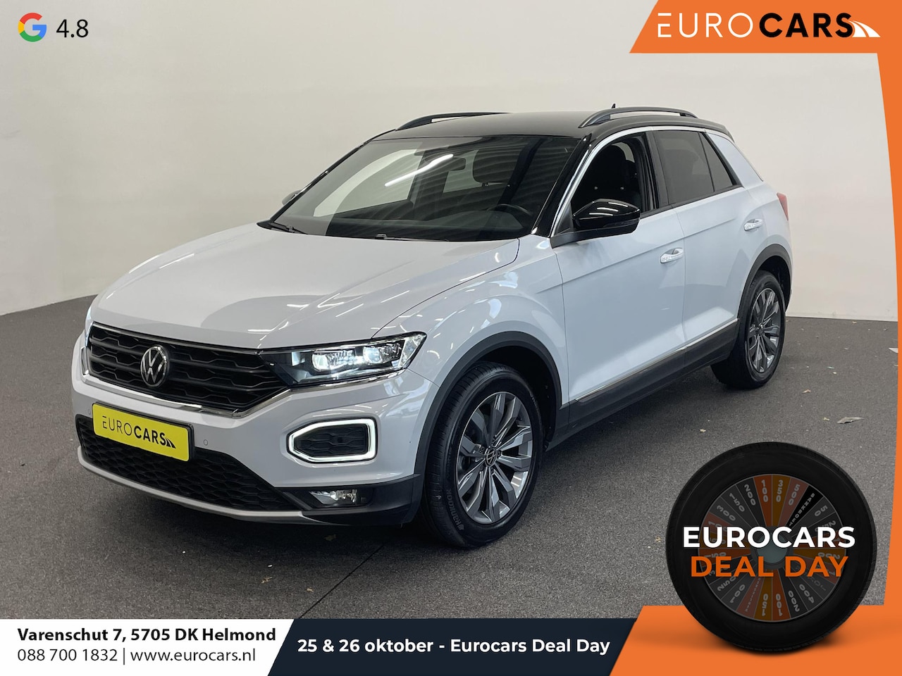 Volkswagen T-Roc - 1.5 TSI Sport AUT Aut Winterpack Camera achter Adaptieve Led Auto Cruise Control PDC V+A E - AutoWereld.nl