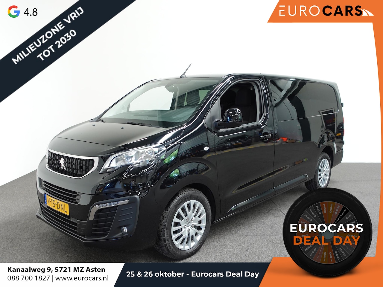 Peugeot Expert - 2.0 180 PK Long Premium Dubbele Cabine Aut. Dubbele Cabine Airco Bluetooth LM Velgen Look - AutoWereld.nl