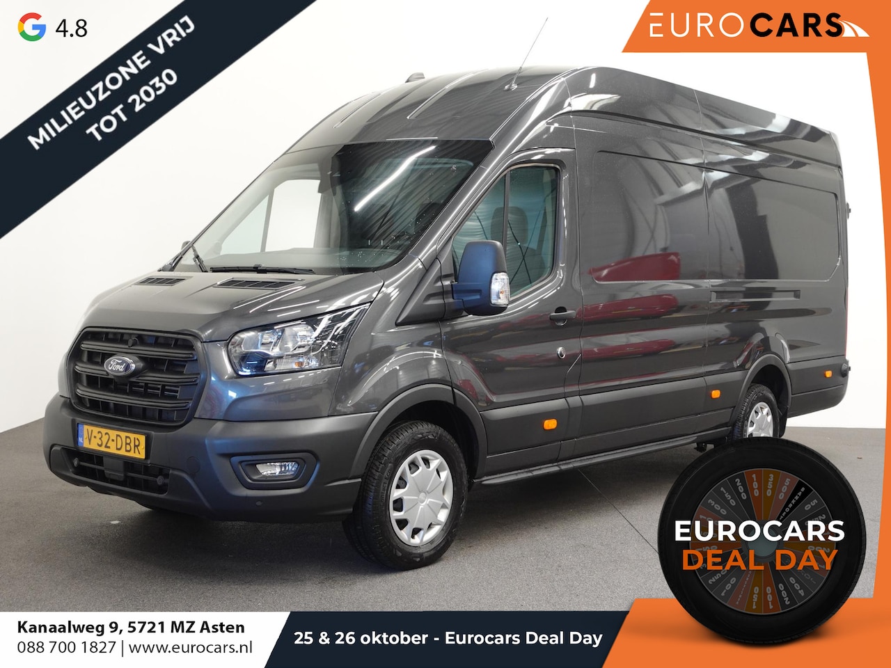 Ford Transit - 350 2.0 TDCI 165pk L4H3 Trend Automaat Camera  Trekhaak Cruise control Parkeersensoren - AutoWereld.nl