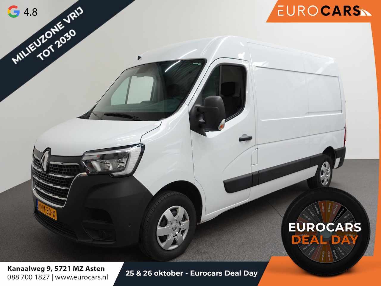Renault Master - T33 2.3 dCi 135PK L2H2 Work Edition Airco Cruise Control Camera Navi PDCA Trekhaak - AutoWereld.nl