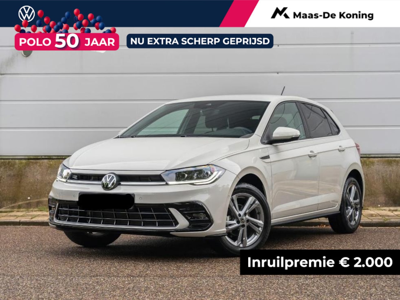 Volkswagen Polo - R-Line Edition 1.0 TSI 70 kW / 95 PK Hatchback 7 Versn. DSG | Voorraad actie | EU 2000,- i - AutoWereld.nl