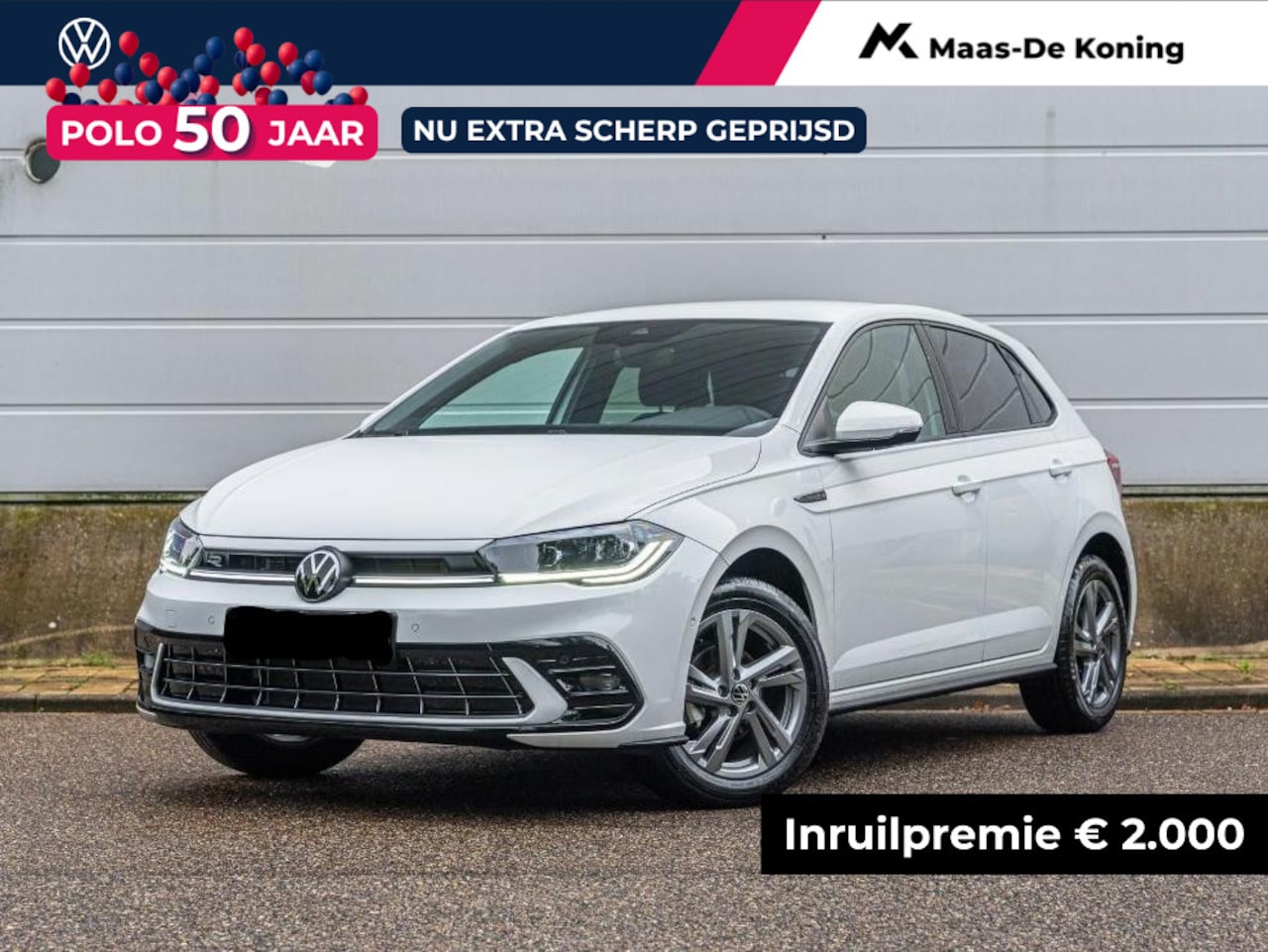 Volkswagen Polo - R-Line Edition 1.0 TSI 70 kW / 95 PK Hatchback 7 Versn. DSG | Voorraad Actie | EU 2000,- I - AutoWereld.nl