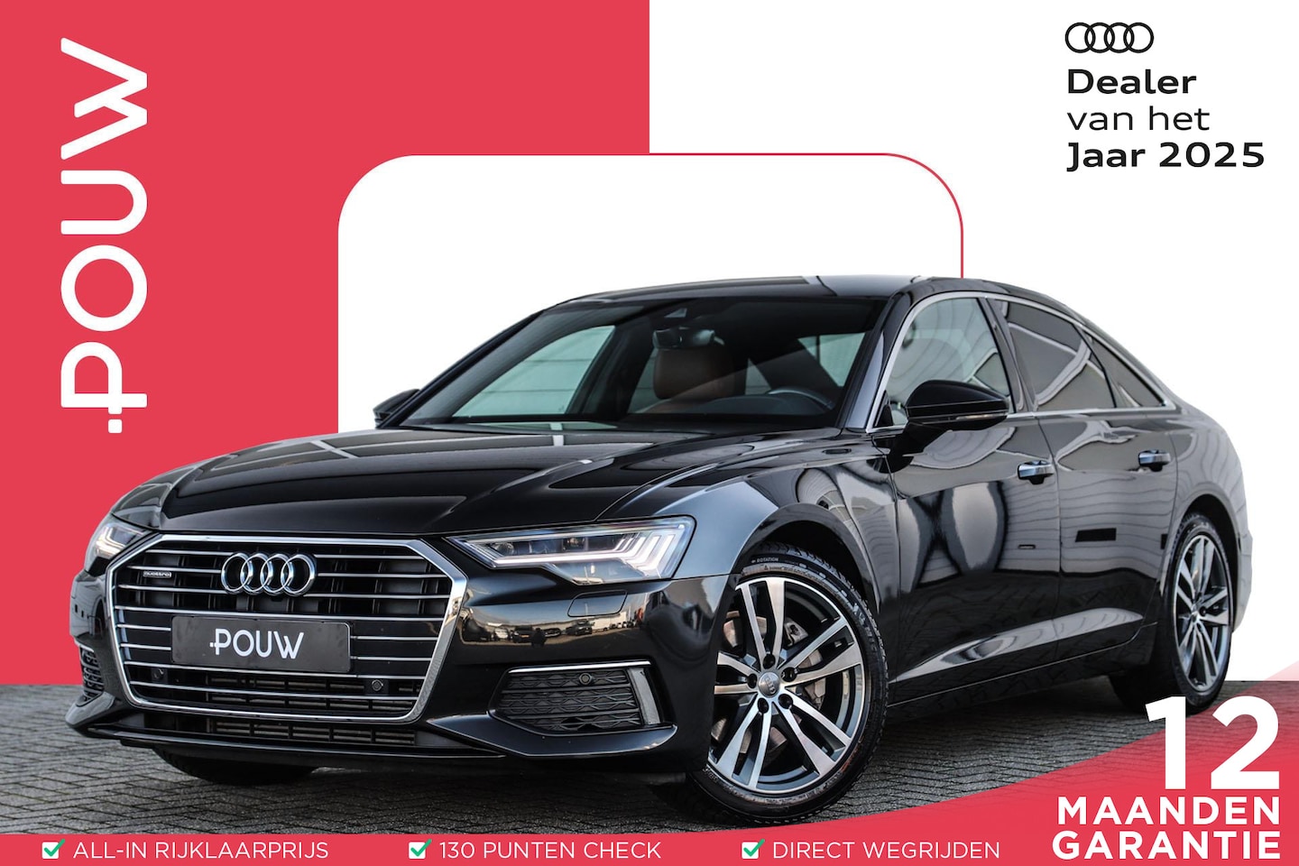 Audi A6 Limousine - 45 TFSI 245pk Quattro Design Pro Line Plus | B&O Sound | Comfortstoelen - AutoWereld.nl