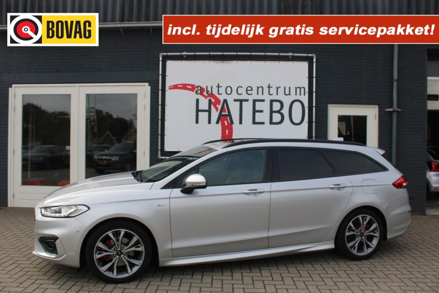Ford Mondeo - 2.0i HYBRID 216pk ST-LINE X  leder navi apple Topstaat - AutoWereld.nl