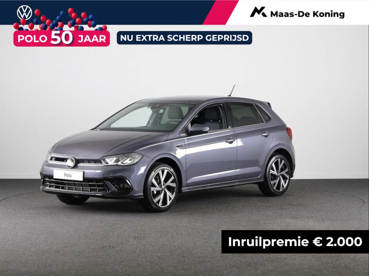Volkswagen Polo - R-Line Edition 1.0 TSI 70 kW / 95 PK Hatchback 7 v - AutoWereld.nl