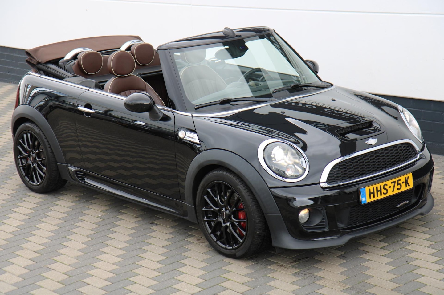 MINI Cabrio - 1.6 231PK John Cooper Works Navi Leder Xenon BTW - AutoWereld.nl