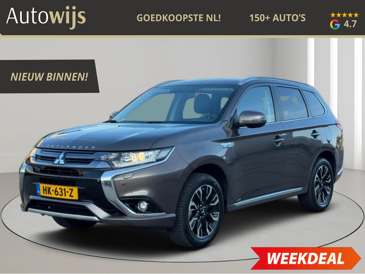Mitsubishi Outlander - 2.0 PHEV Executive Edition|Alcantara|Camera|Trekhaak|NL AUTO|Keyless|GOED ONDERHOUDEN - AutoWereld.nl