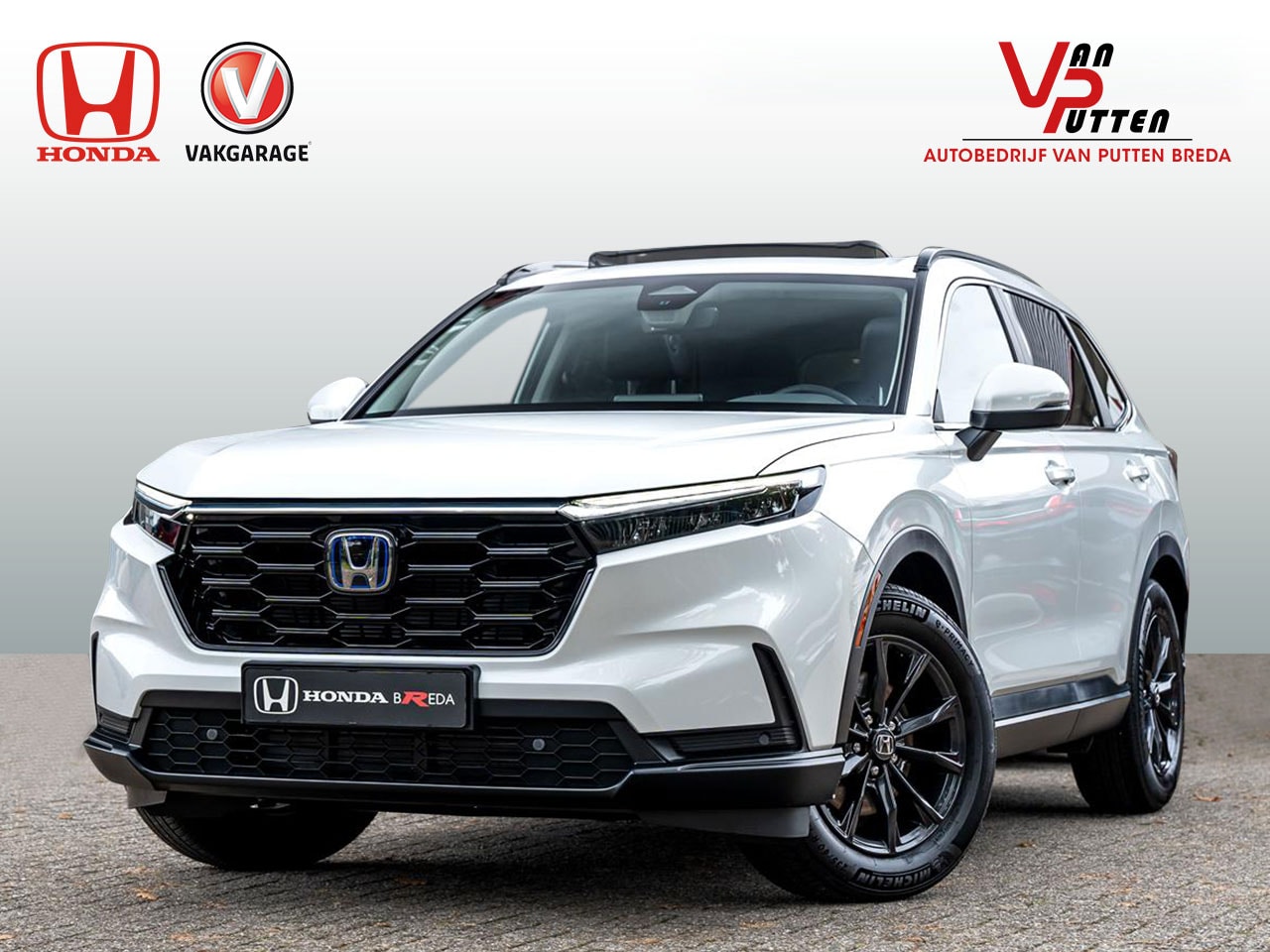 Honda CR-V - 2.0 Full Hybrid Elegance 2 WD Automaat | Panoramadak | Navigatie | Lederen bekleding | Ada - AutoWereld.nl