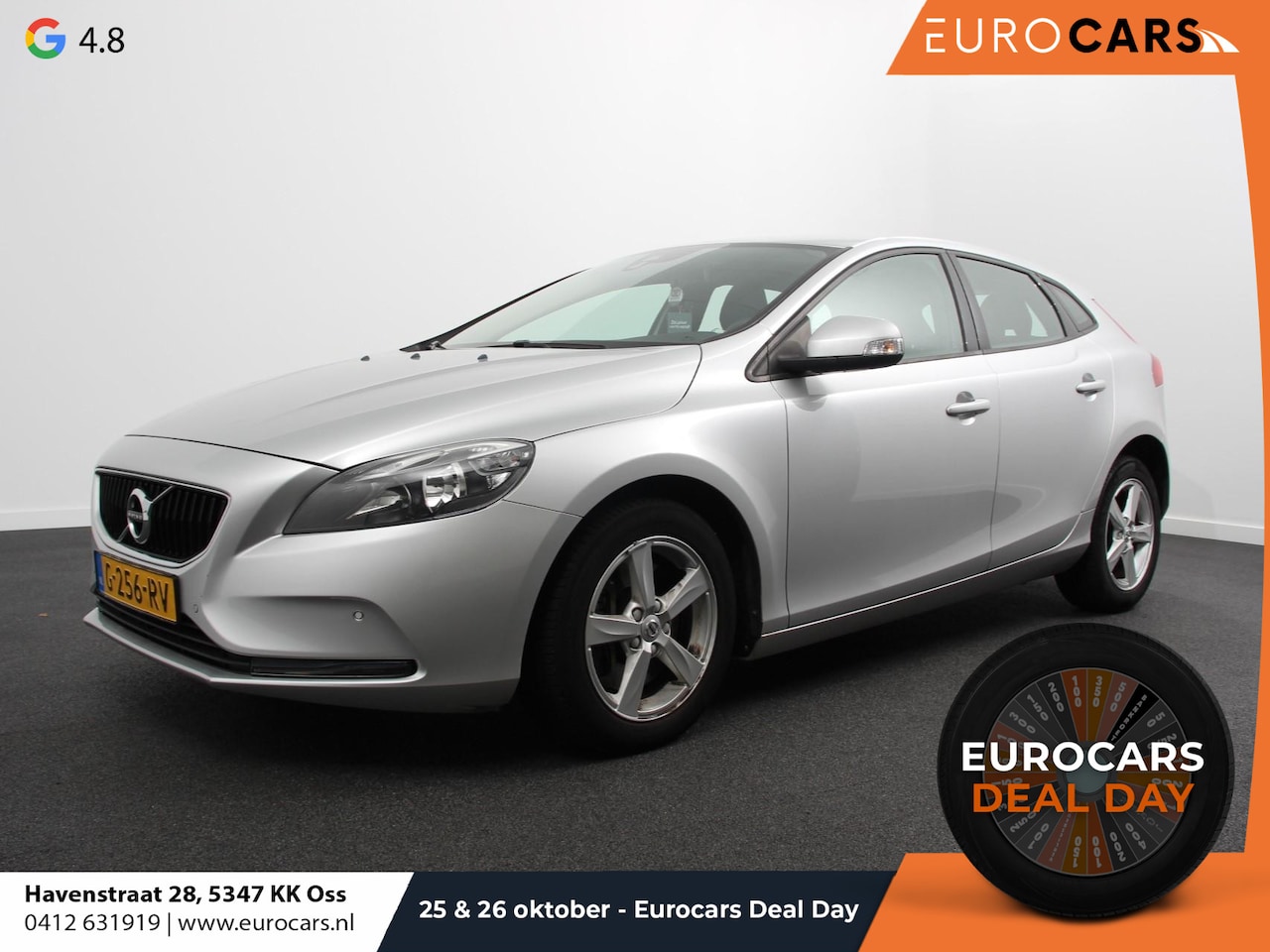 Volvo V40 - 1.5 T2 Automaat Momentum | Airco | Navigatie | Parkeersensoren | Lichtmetalen velgen | Blu - AutoWereld.nl