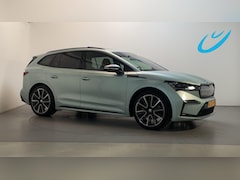 Skoda Enyaq iV - 80 Founders Edition Silver Camera Navigatie Stoelverwarming Leder
