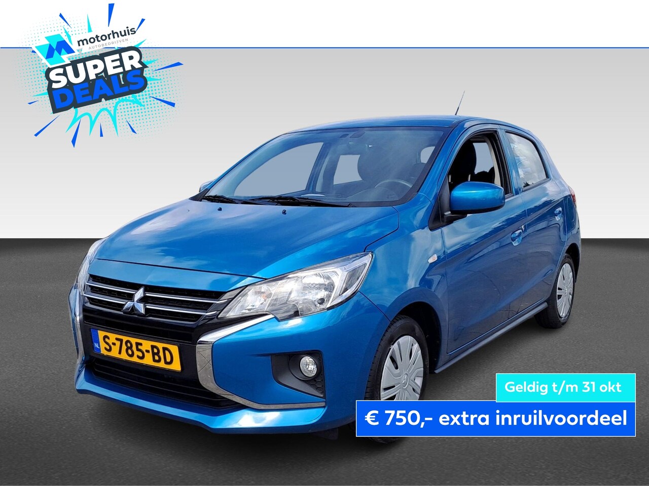 Mitsubishi Space Star - 1.2 MIVEC ClearTec 71pk Connect+ - AutoWereld.nl