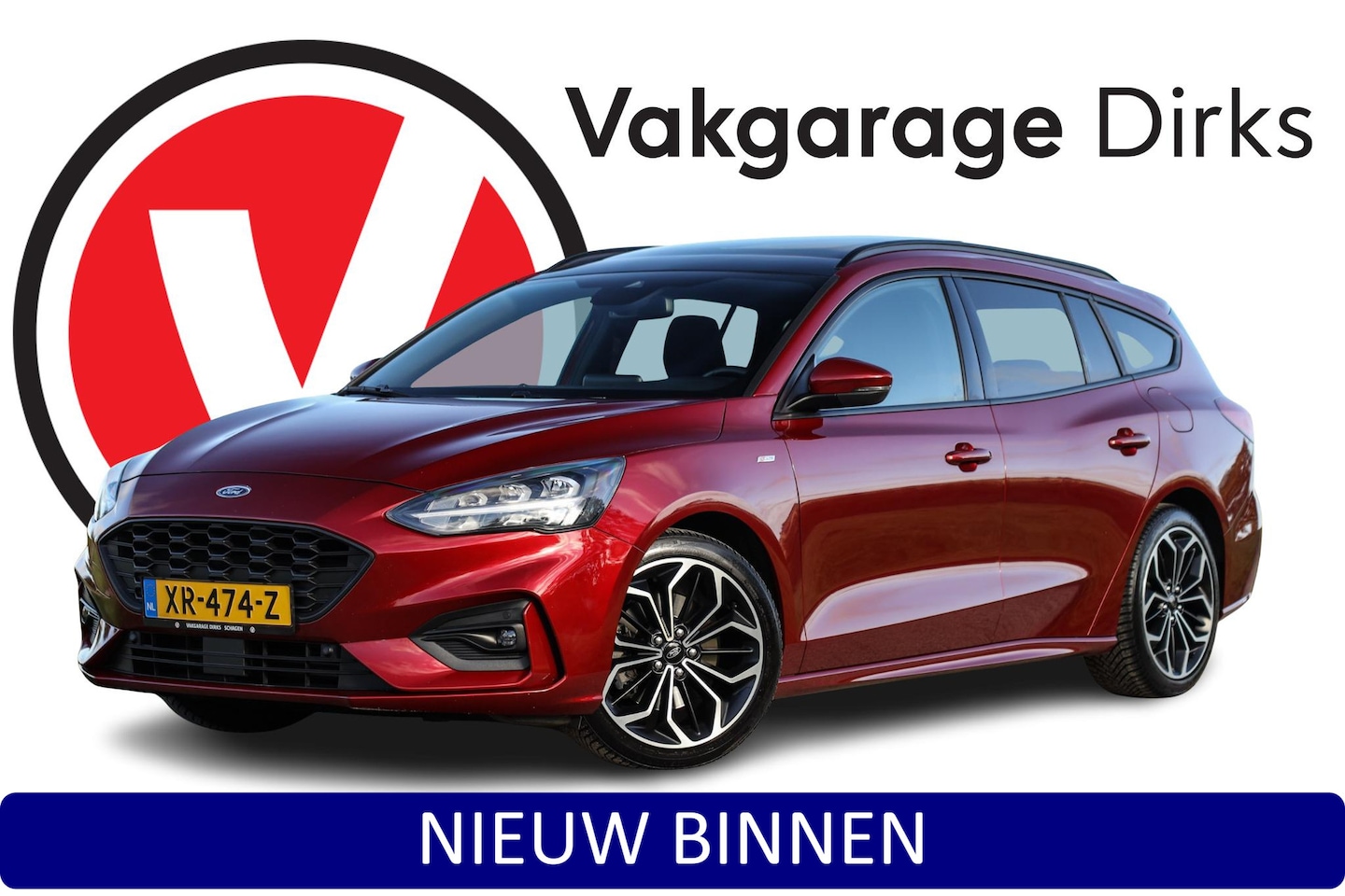 Ford Focus Wagon - 1.5 EcoBoost 182 PK ST-Line ✅ LED ✅ Pano ✅ ACC ✅ B&O - AutoWereld.nl