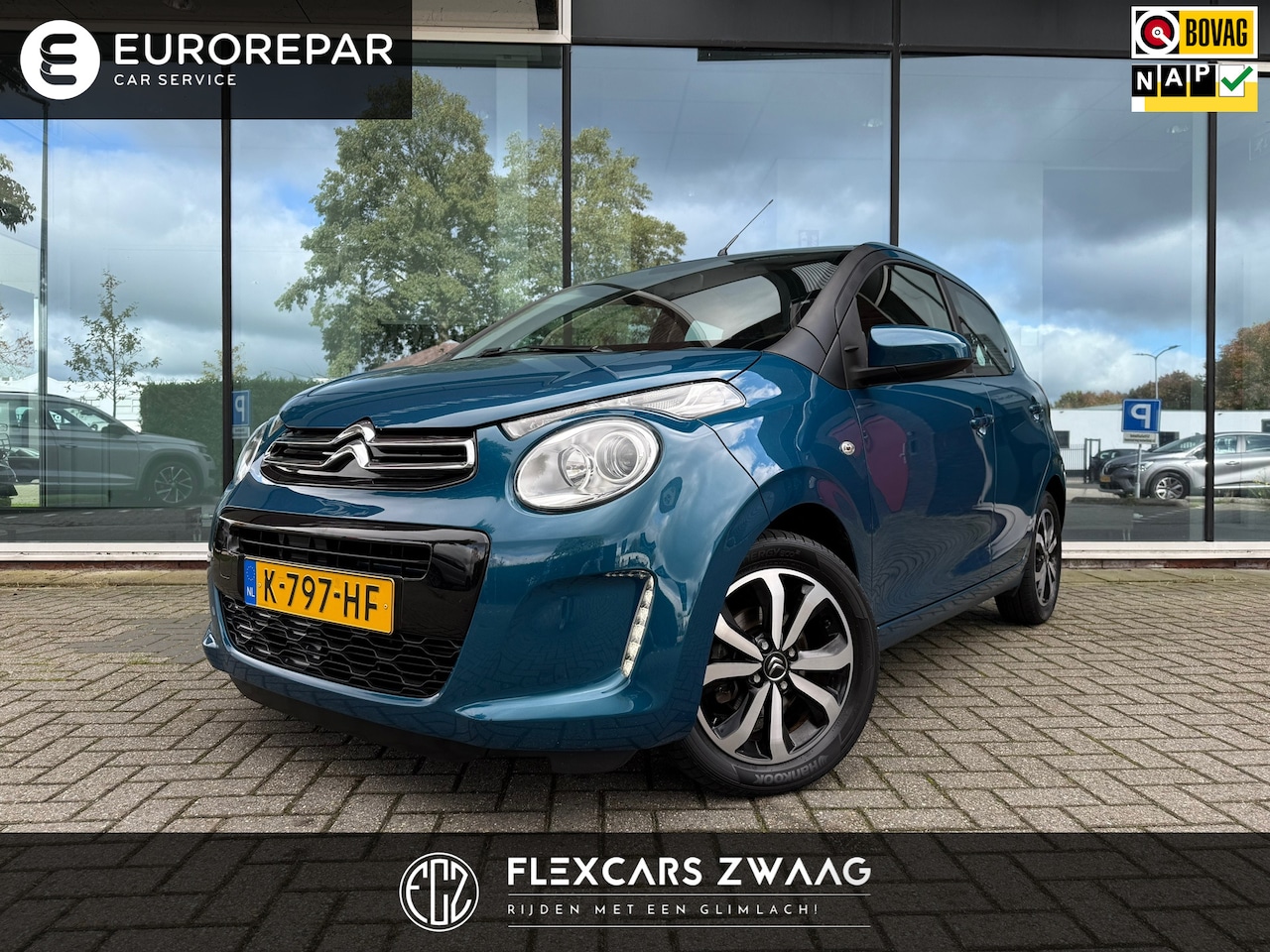 Citroën C1 - 1.0 VTi Shine - Airco - Media Apple/Android - 15"Lmv - Org.NL - AutoWereld.nl