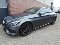 Mercedes-Benz C-klasse Coupé - 180 Pano | AMG-Line | Burmester Airco, Cruise, Navi, Stoelverw, 19" Lmv , NAP, Enz