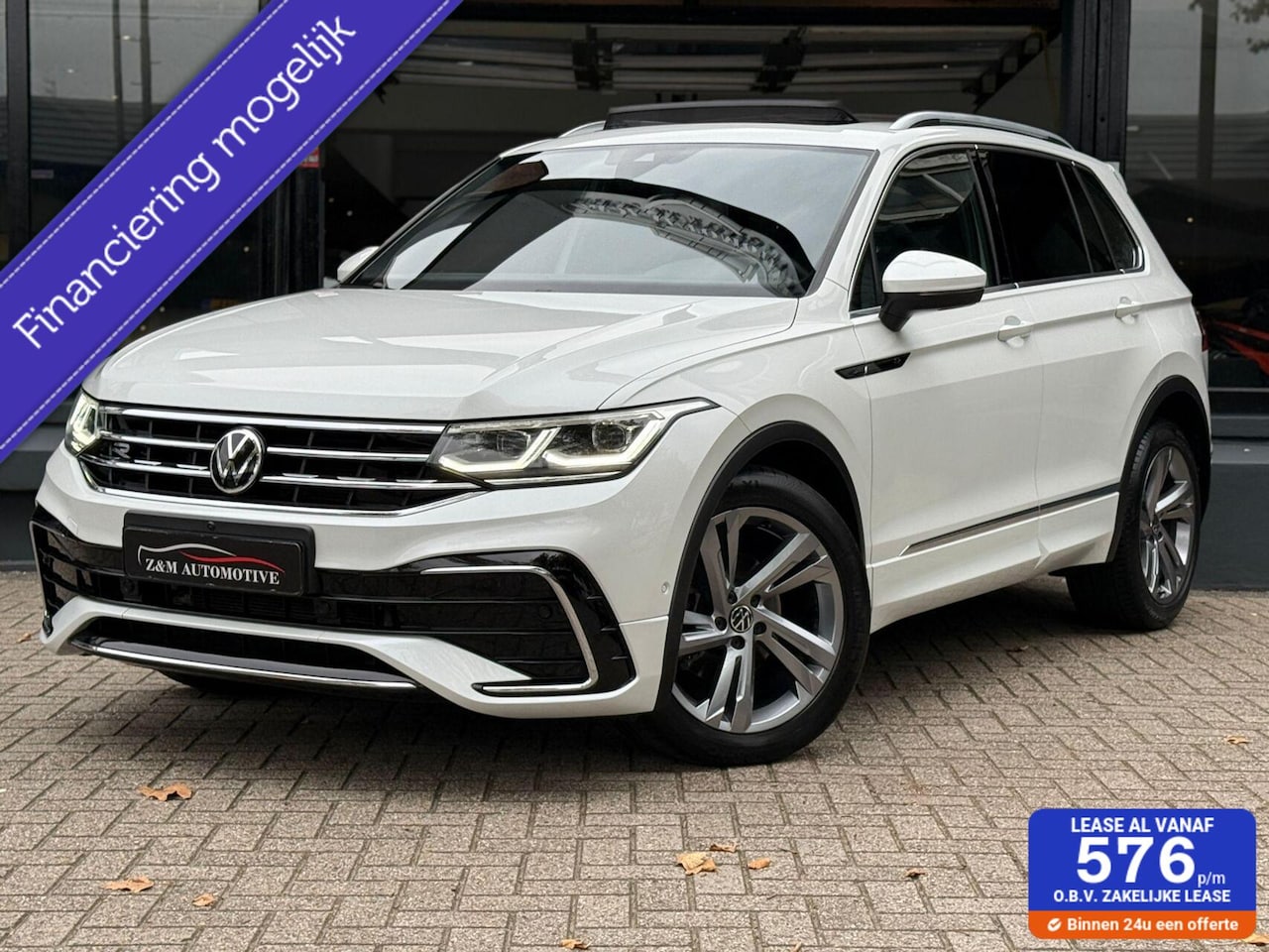 Volkswagen Tiguan - 1.5 TSI R-Line *Pano*Matrix*Aut*360 - AutoWereld.nl