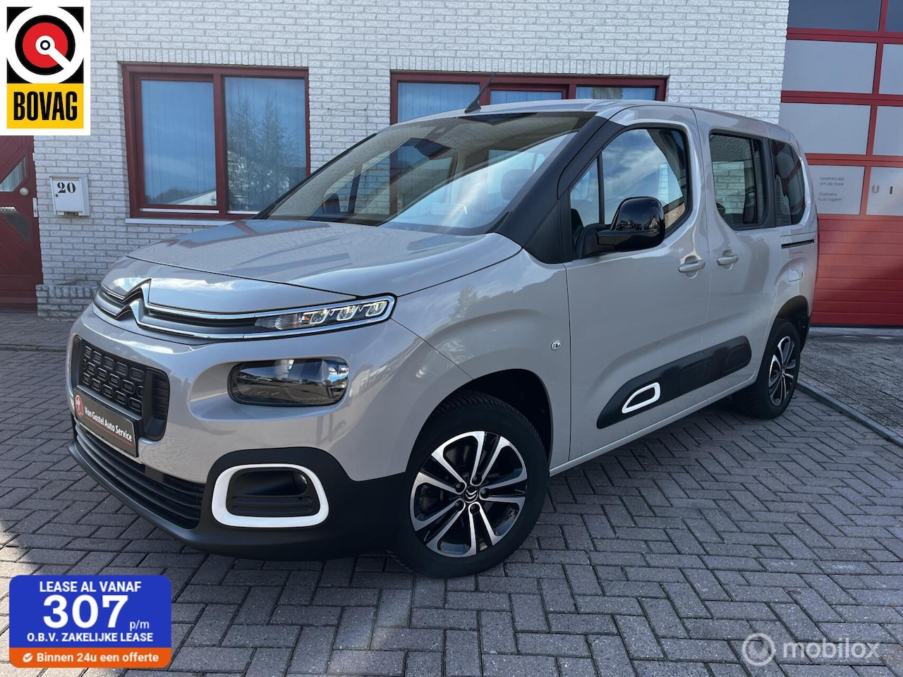 Citroën Berlingo - bestel 1.5 BlueHDI 5 pers/prijs is excl btw - AutoWereld.nl