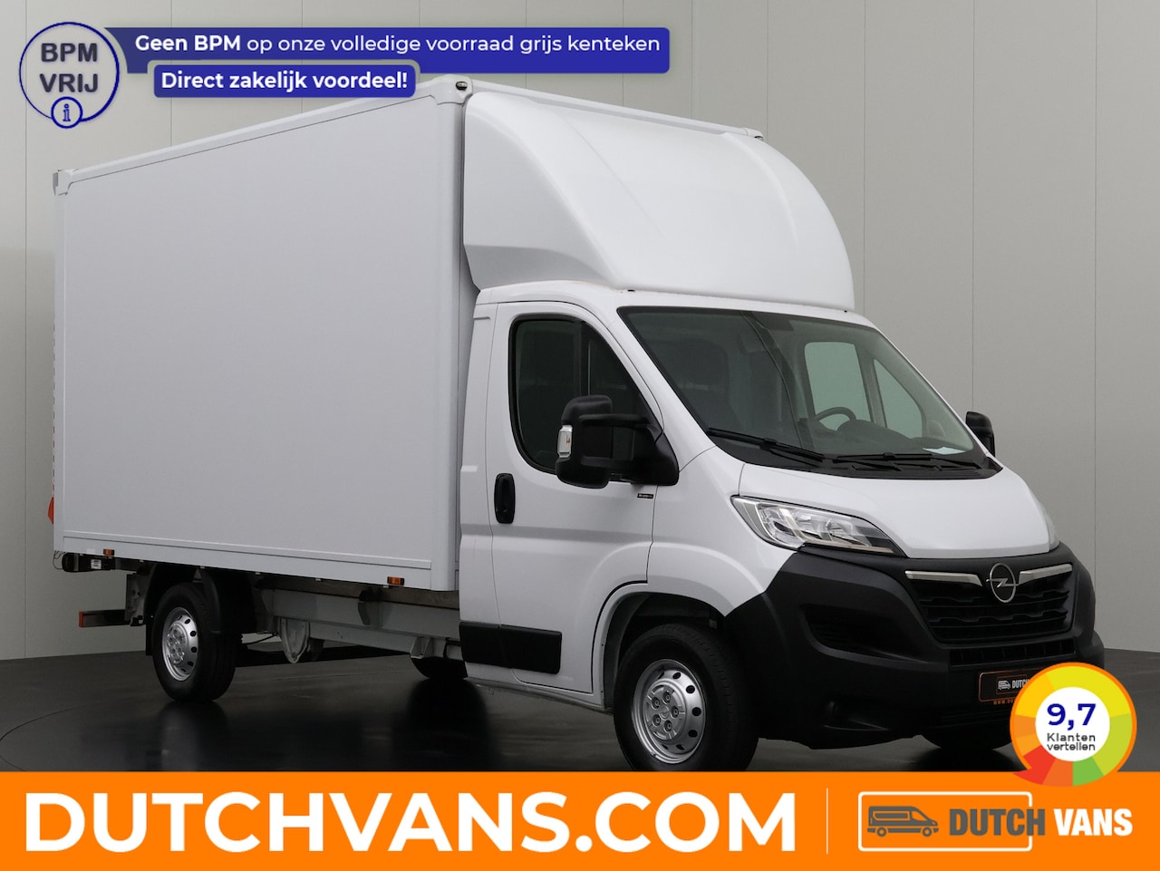 Opel Movano - 2.3CDTi 140PK Bakwagen+Laadklep 750kg | Airco | Camera | 3-Persoons | Dakspoiler - AutoWereld.nl