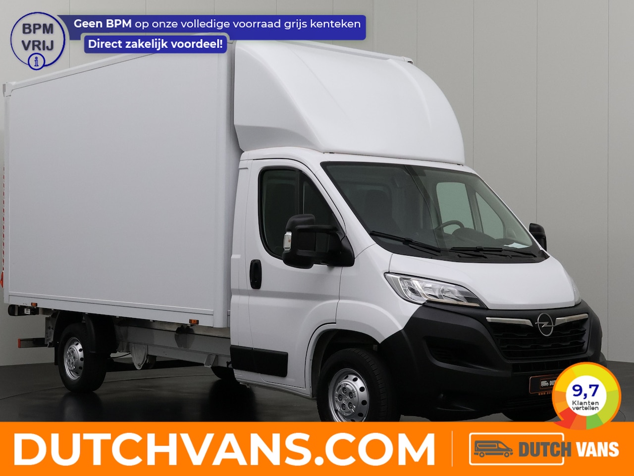 Opel Movano - 2.3CDTi 140PK Bakwagen+Laadklep 750Kg | Airco | Camera | 3-Persoons | Dakspoiler - AutoWereld.nl
