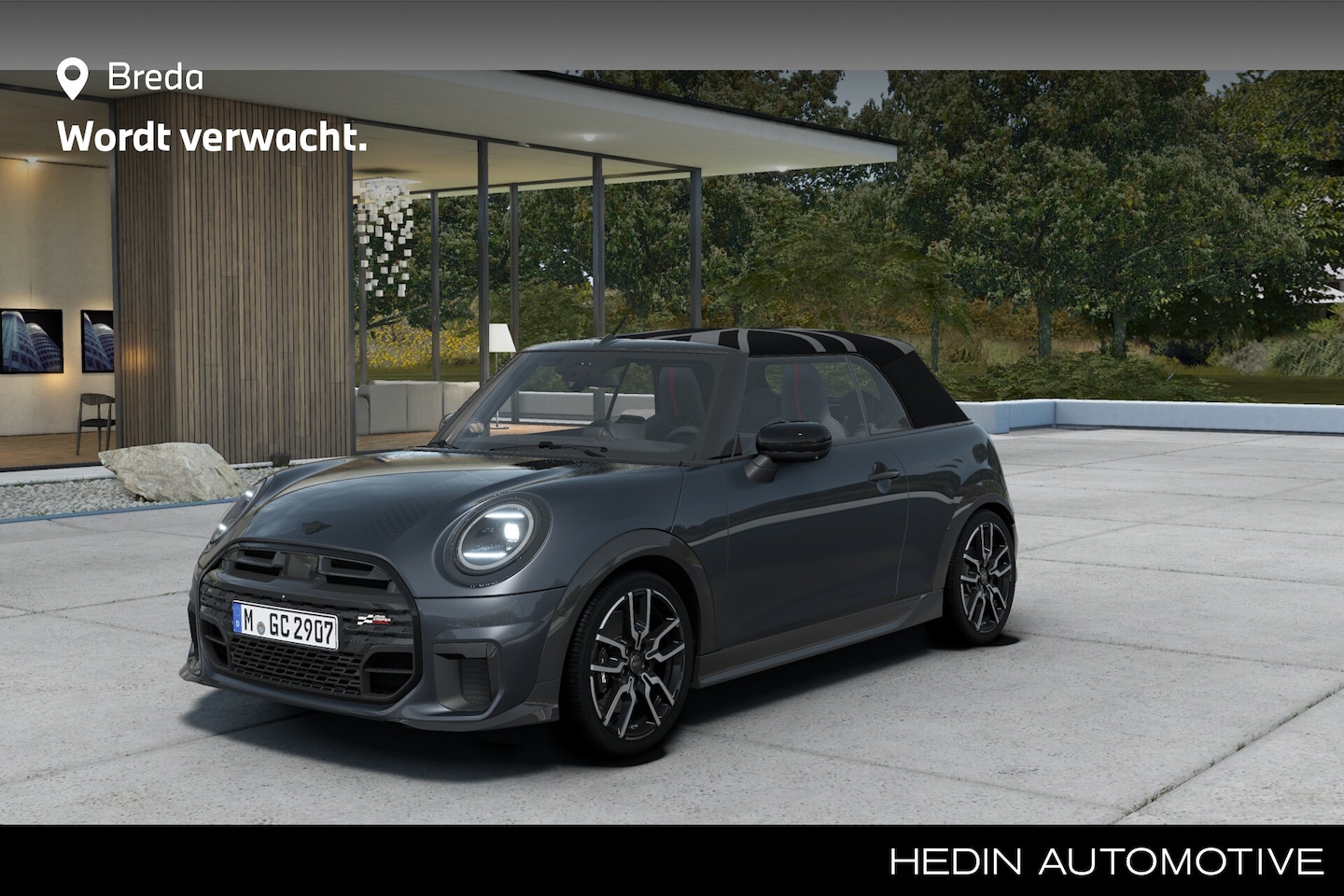 MINI Cabrio - Mini 2.0 Cooper C John Cooper Works Pakket XL | Harman Kardon | Elektrische stoelen met me - AutoWereld.nl