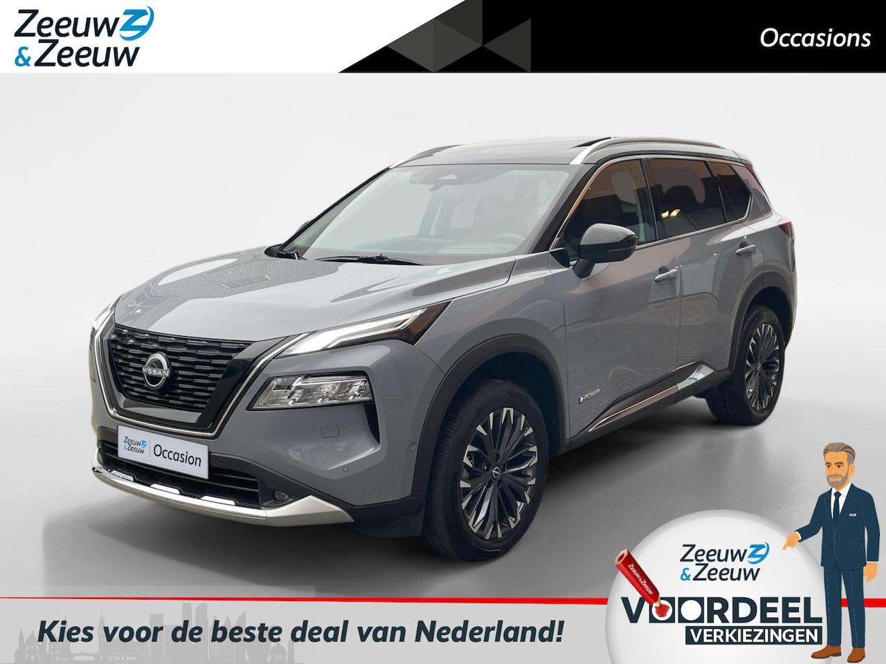 Nissan X-Trail - 1.5 e-Power Tekna |Schuif-kanteldak| Stoelverwarming v+a| Stuur en voorruitverwarming| Led - AutoWereld.nl