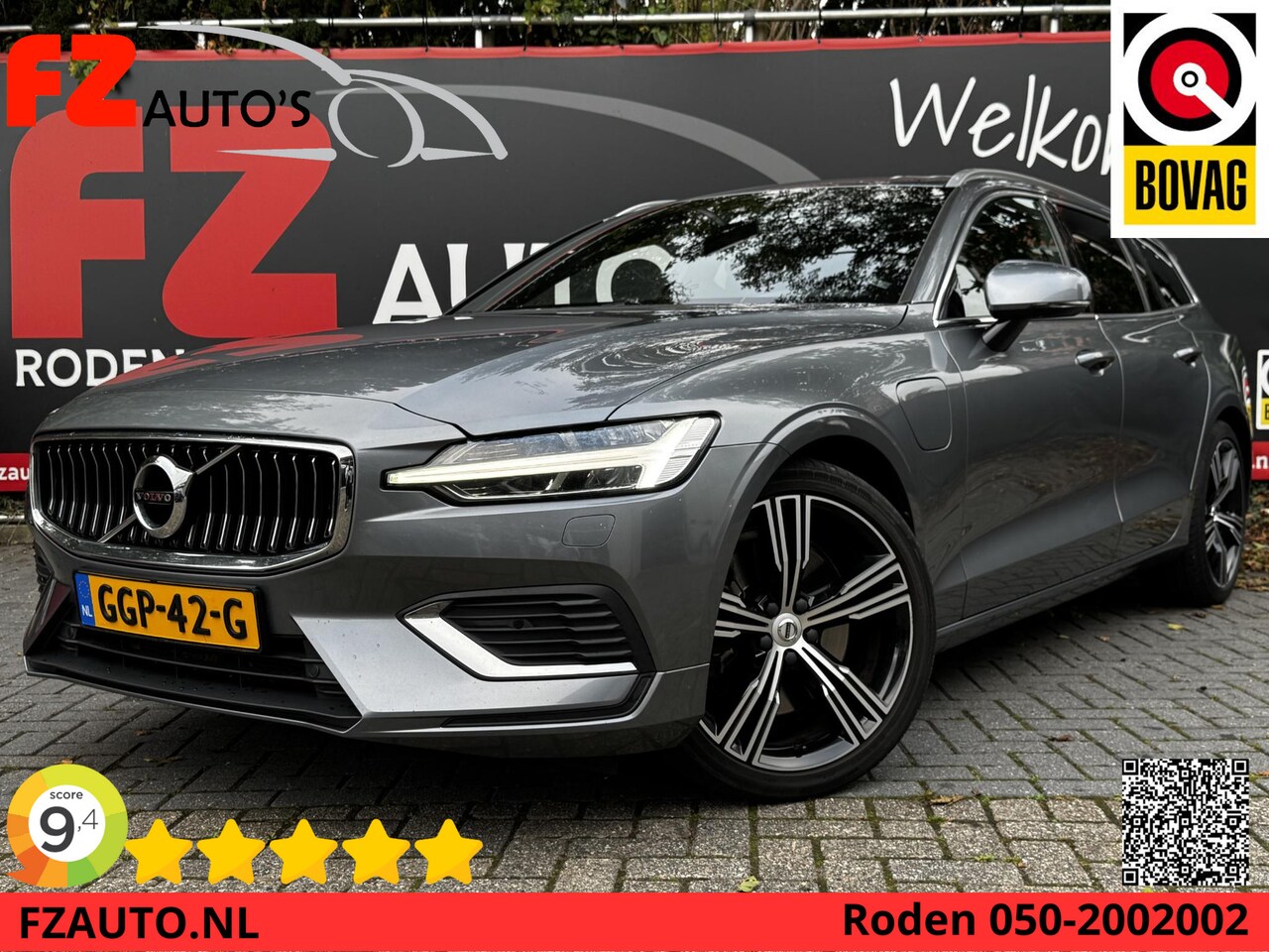 Volvo V60 - 2.0 T6 Twin Engine AWD Inscription PHEV - Schuifdak - Lederen bekleding - Massage stoelen - AutoWereld.nl