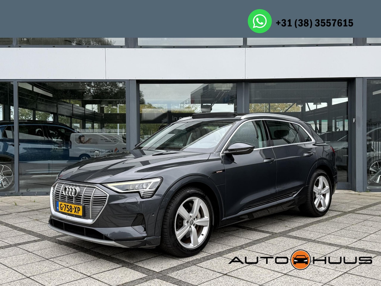 Audi e-tron - e-tron 50 quattro Edition plus 71 kWh | Panorama | Leder | Trekhaak | - AutoWereld.nl