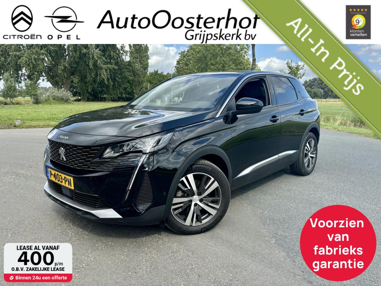 Peugeot 3008 - 130pk Allure Pack Business Fabrieksgar. - AutoWereld.nl