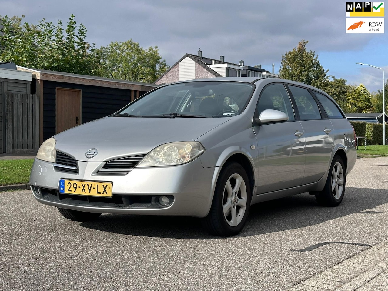 Nissan Primera Estate - 1.8 Business Edition Achteruit Camera*1e Eigenaar*Navigatie*Cruise*Airco*LM velgen* - AutoWereld.nl
