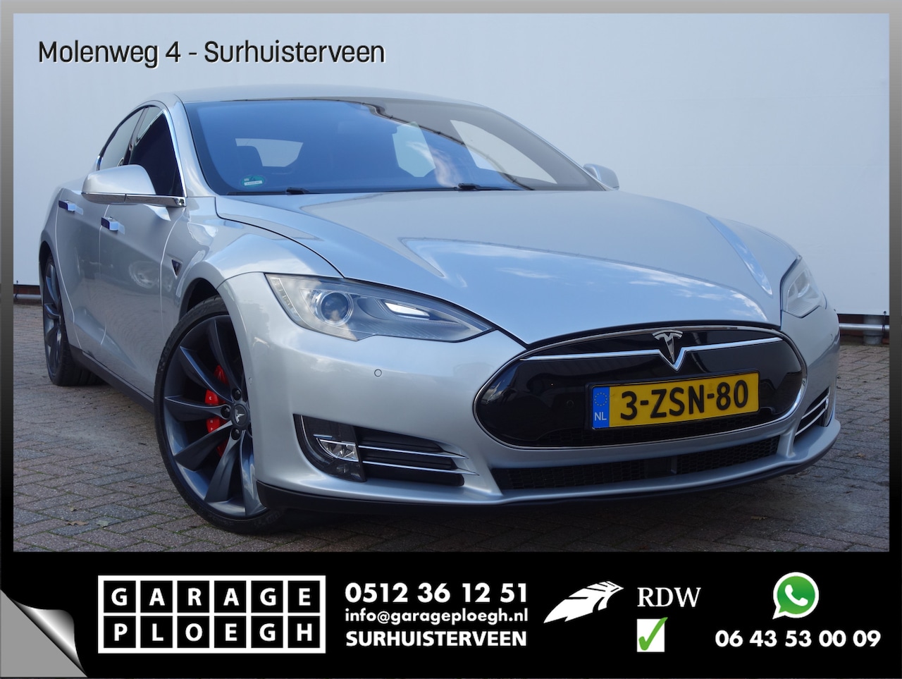 Tesla Model S - P 85D 700pk Performance Autopilot Launch control Luchtvering Dual 4x4 - AutoWereld.nl