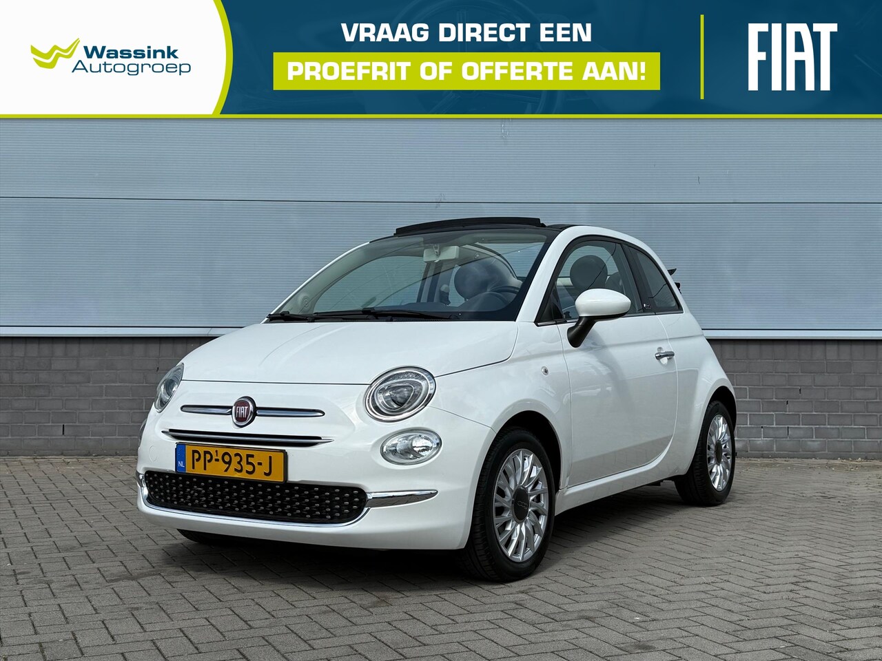 Fiat 500 C - TwinAir Turbo 80pk Lounge | Cabrio | Cruise Control | Airco | U Connect USB - AutoWereld.nl