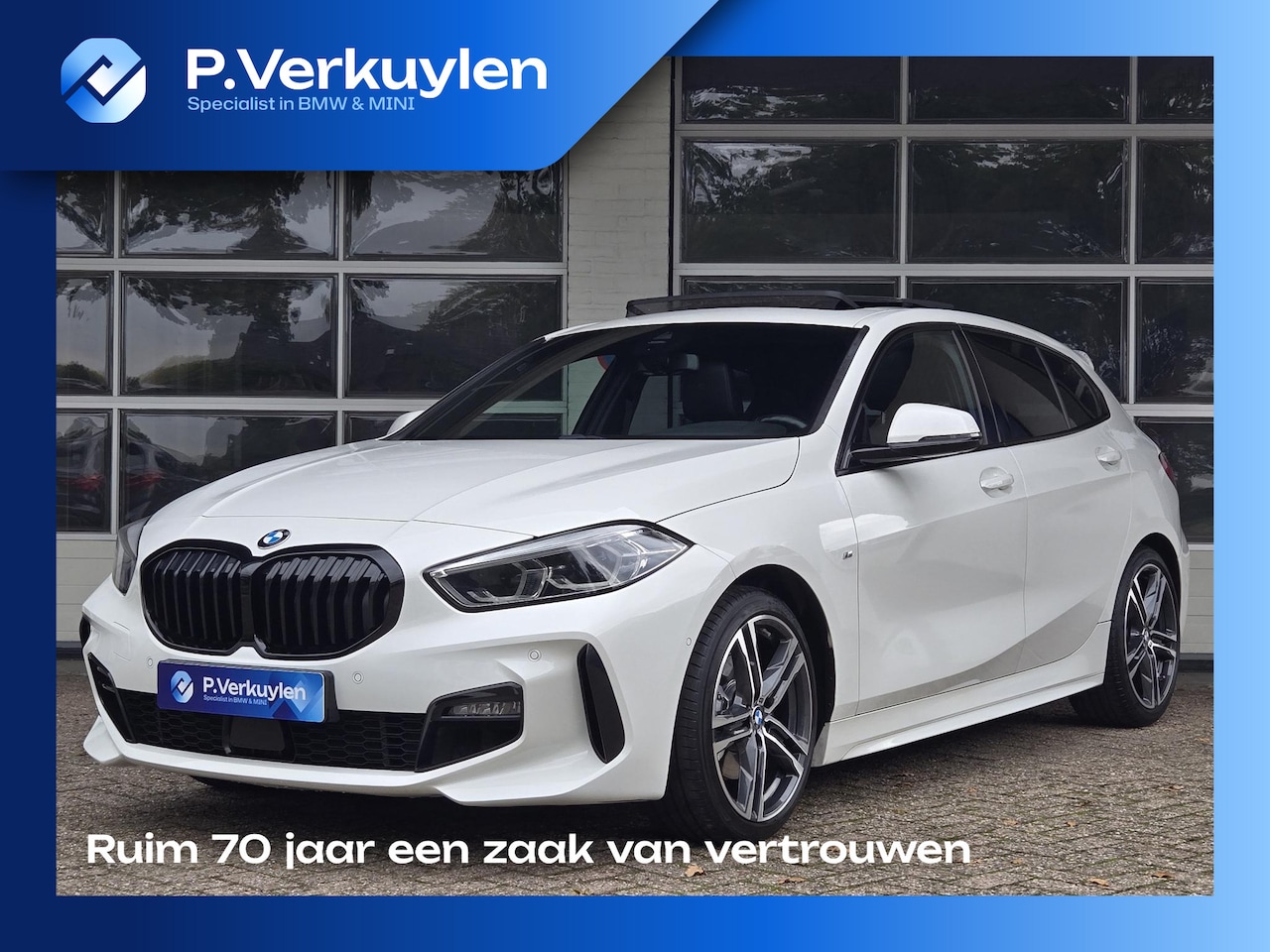 BMW 1-serie - 118i High M SPORT | PANORAMA | CAMERA | LEDER | SPORTSTOELEN | 18 INCH LM VELGEN | - AutoWereld.nl
